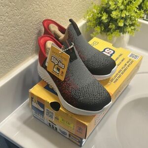 Skechers Kids Slip-Ins - Red and Black